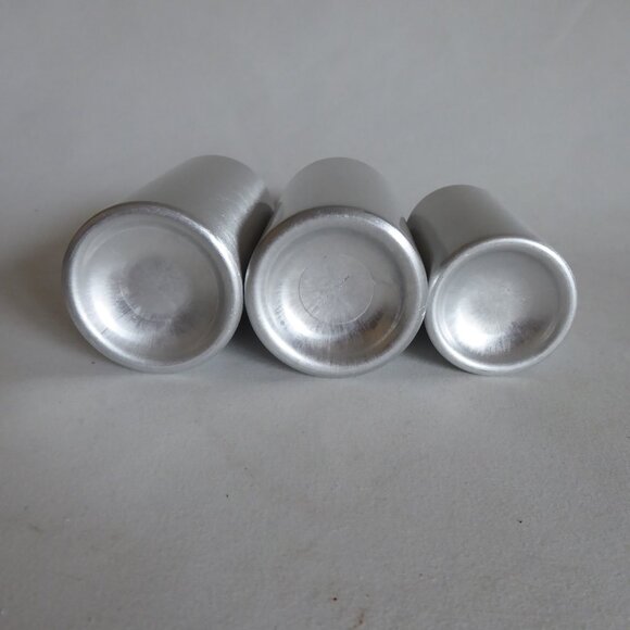 NEW CONTAINER STORE ALUMINUM EMPTY COSMETIC BOTTLE LOT OF 3 - Picture 5 of 5